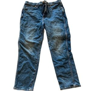 Madewell Blue Straight Jeans Relaxed Fit